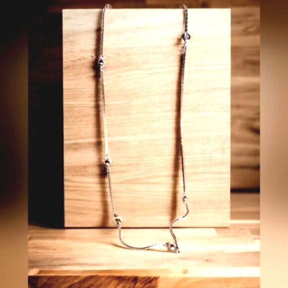 AVON NECKLACE Chain Delicate BALL GOLD-TONE 17.5" VINTAGE 1977 - Picture 12 of 12